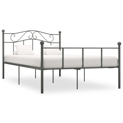 Bedframe Metaal 160 x 200 cm Grijs