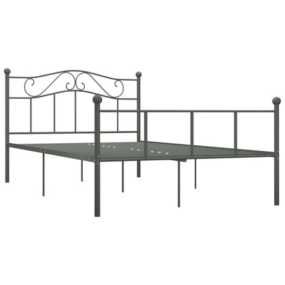 Bedframe Metaal 160 x 200 cm Grijs