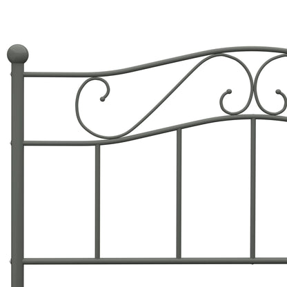 Bedframe Metaal 160 x 200 cm Grijs
