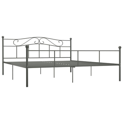 Bedframe Metaal 180 x 200 cm Grijs