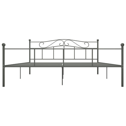 Bedframe Metaal 180 x 200 cm Grijs