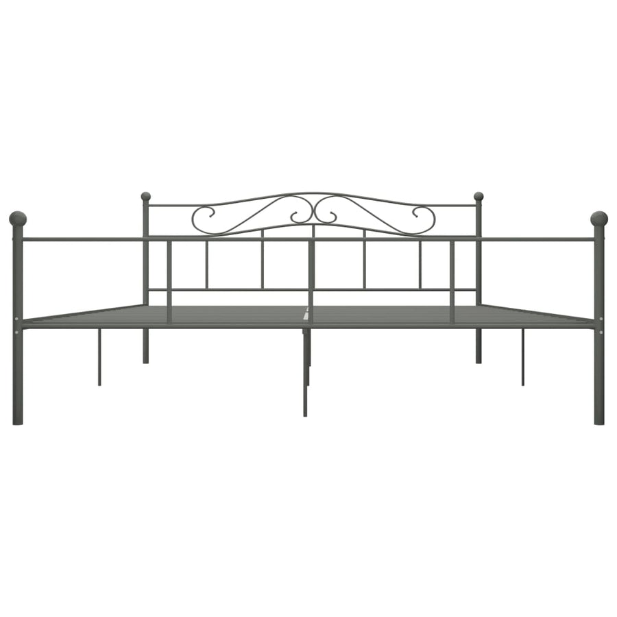 Bedframe Metaal 180 x 200 cm Grijs
