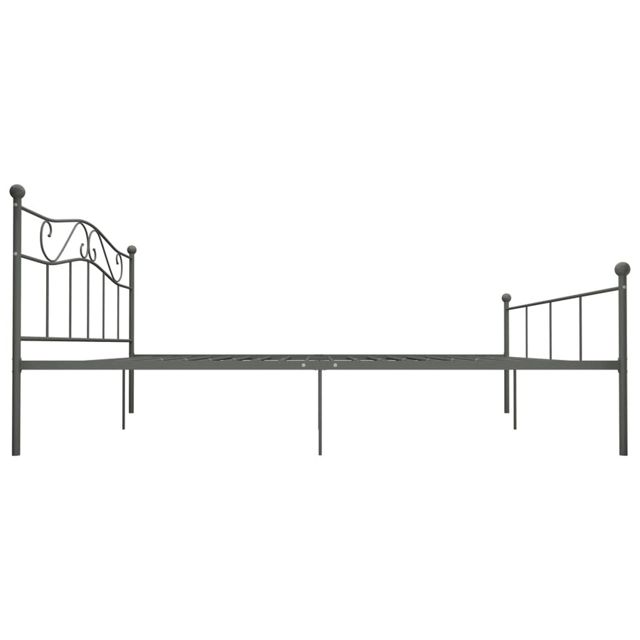 Bedframe Metaal 180 x 200 cm Grijs
