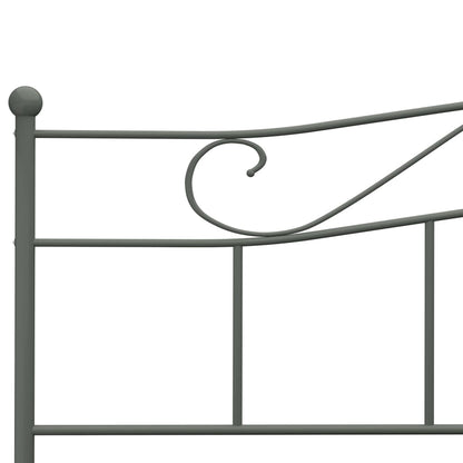 Bedframe Metaal 180 x 200 cm Grijs