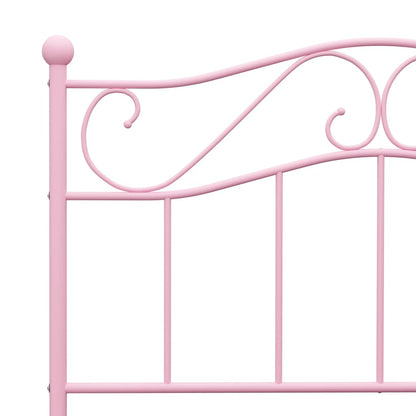 Bedframe Metaal 90 x 200 cm Roze