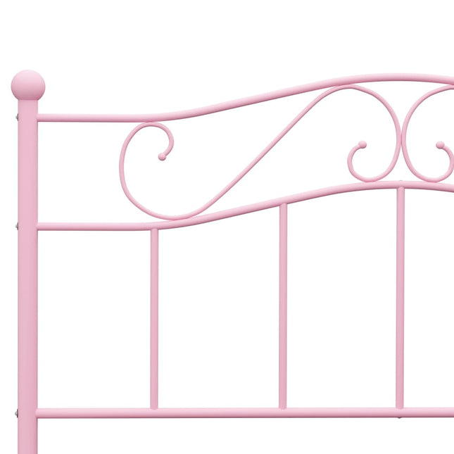 Bedframe Metaal 160 x 200 cm Roze