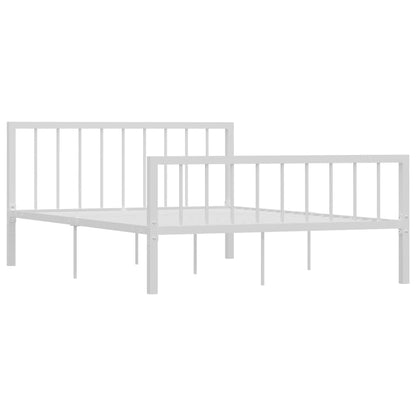 Bedframe Metaal 140 x 200 cm Wit