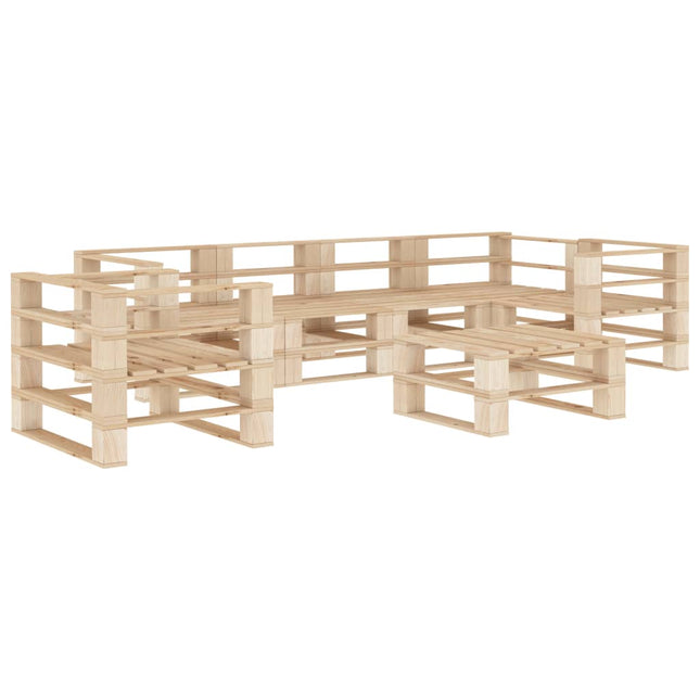 7-Delige Loungeset Pallet Hout Bruin