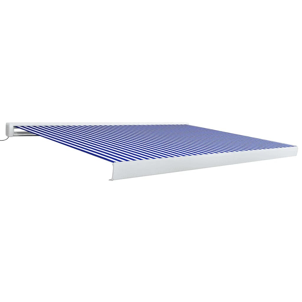 Luifel Gemotoriseerd 350 x 250 cm Blauw en wit
