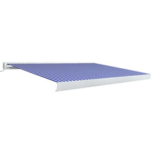 Luifel Gemotoriseerd 400 x 300 cm Blauw en wit