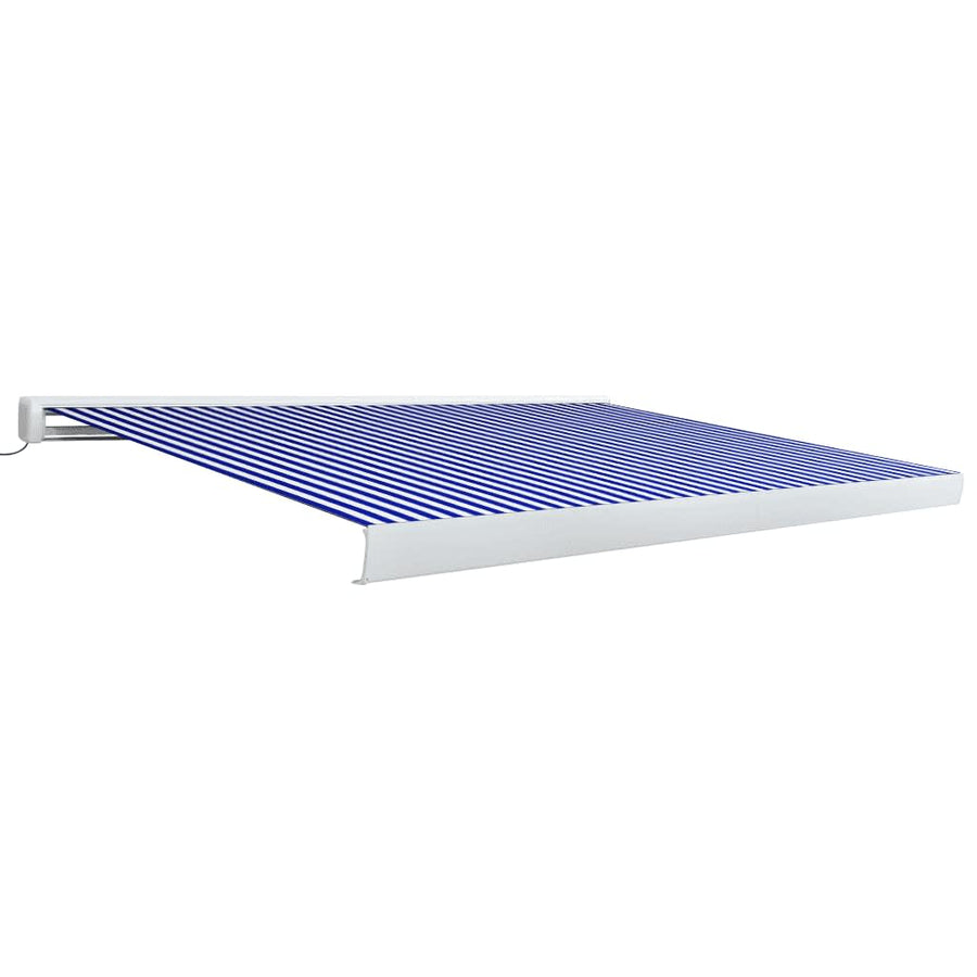 Luifel Gemotoriseerd 400 x 300 cm Blauw en wit