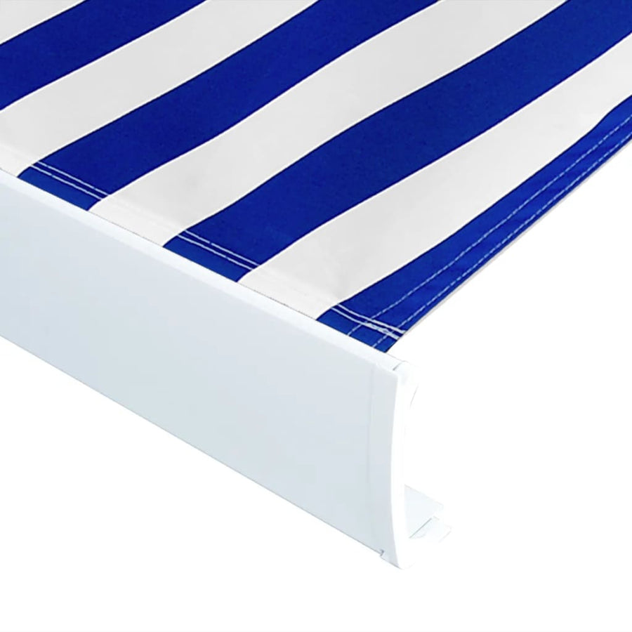 Luifel Gemotoriseerd 400 x 300 cm Blauw en wit