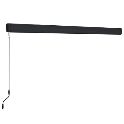 Luifel Handmatig En 350 x 250 cm Blauw en wit (grijs frame)