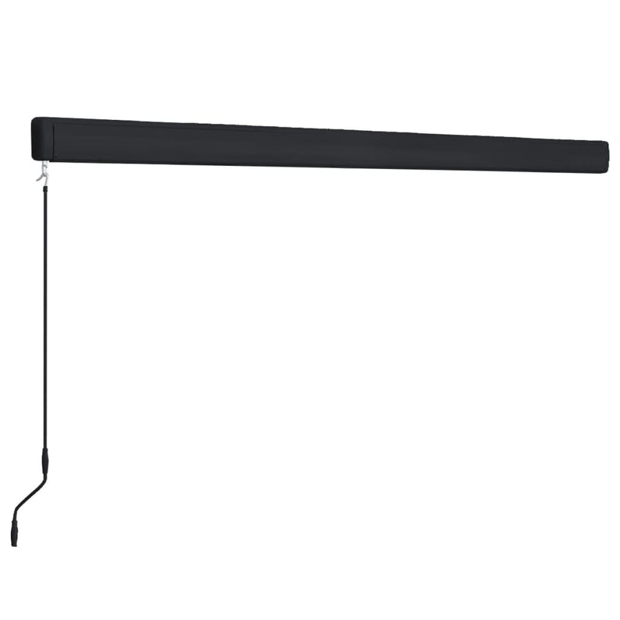 Luifel Handmatig En 400 x 300 cm Blauw en wit (grijs frame)