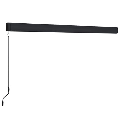 Luifel Handmatig En 450 x 300 cm Blauw en wit (grijs frame)