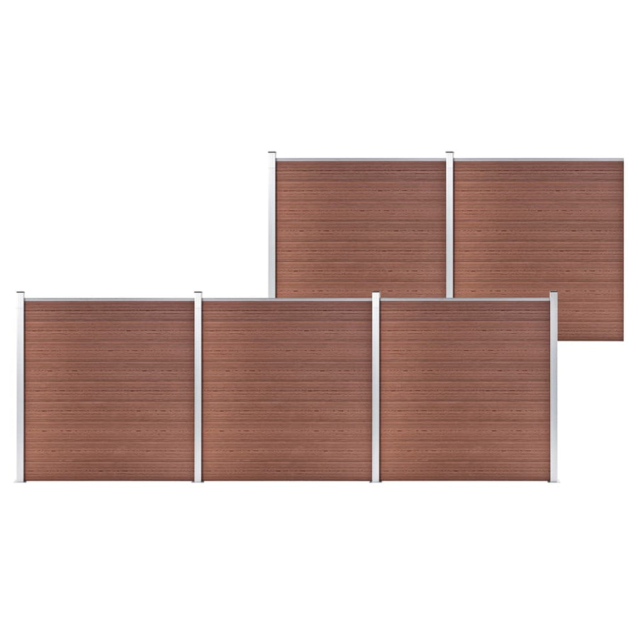 Schuttingpaneel 180X186 Cm Hkc Zwart