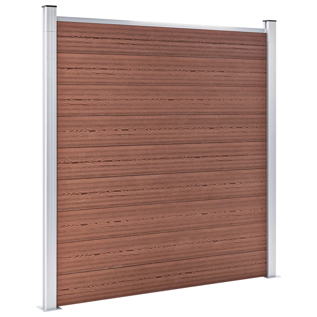 Schutting 1391x186 cm HKC bruin Bruin