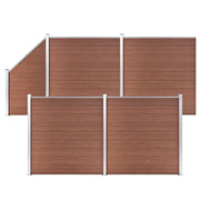 Schuttingset 792x186 cm HKC bruin