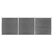 Schutting 526x186 cm composiet grijs