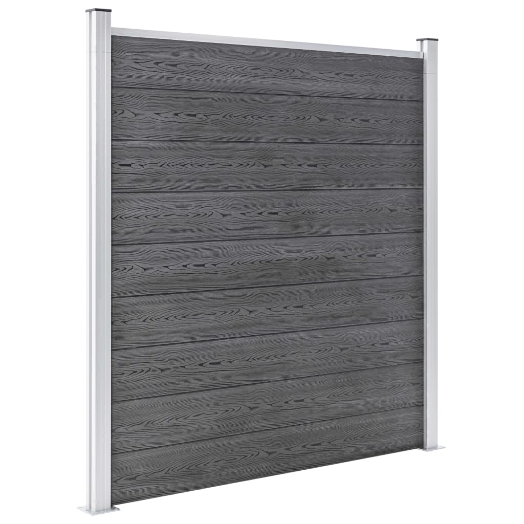 Schutting 1218x186 cm HKC grijs Grijs