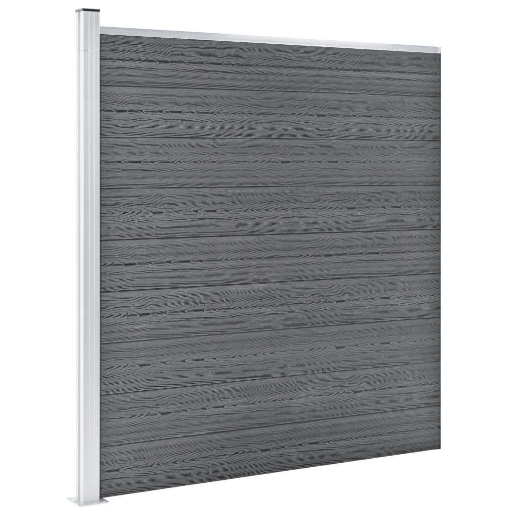 Schutting 1564x186 cm HKC grijs Grijs