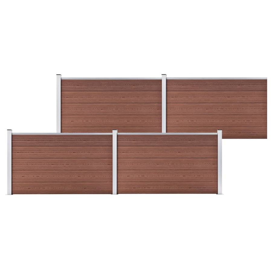 Schutting 699x106 cm HKC bruin Bruin