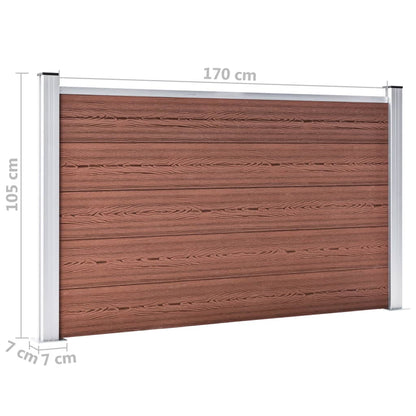 Schutting 699x106 cm HKC bruin Bruin