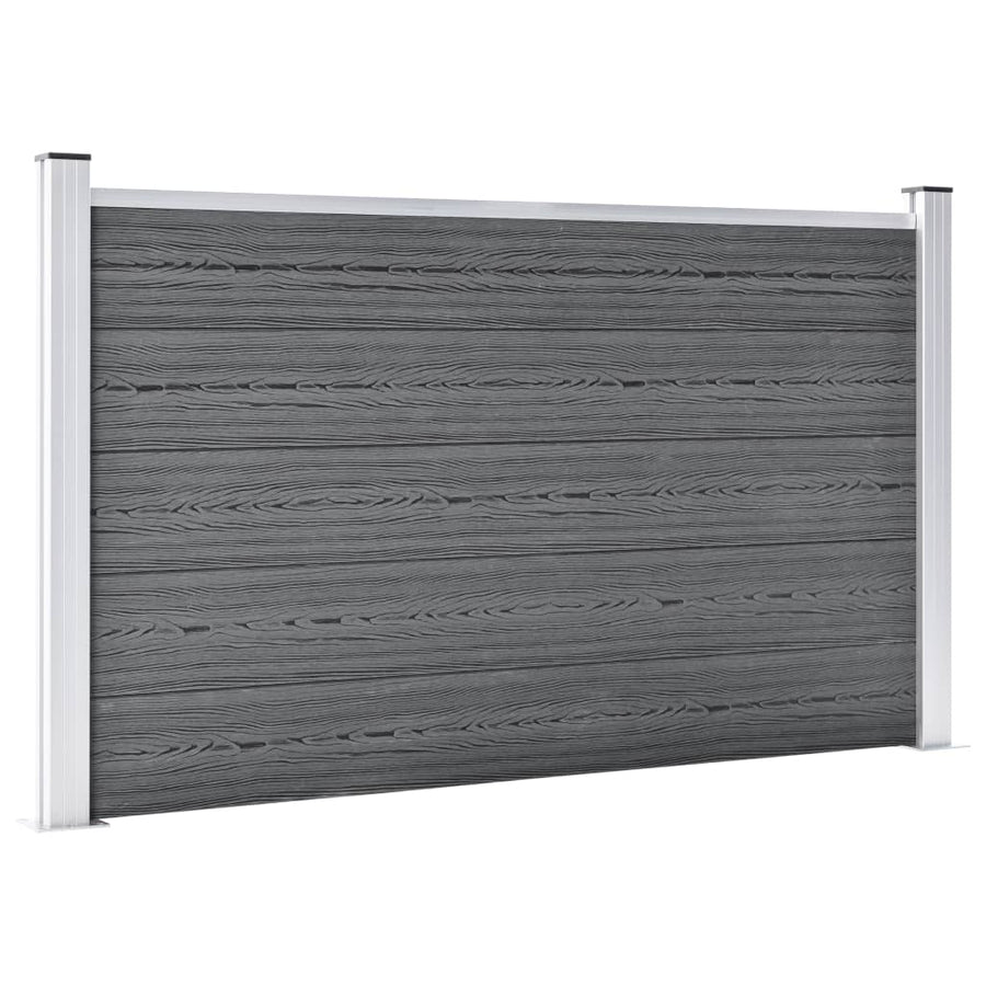Schutting 353x106 cm HKC grijs Grijs