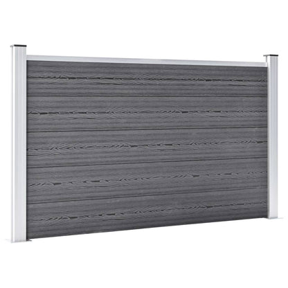 Schutting 526x106 cm HKC grijs Grijs 3 secties