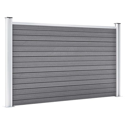 Schutting 526x106 cm HKC grijs Grijs 3 secties