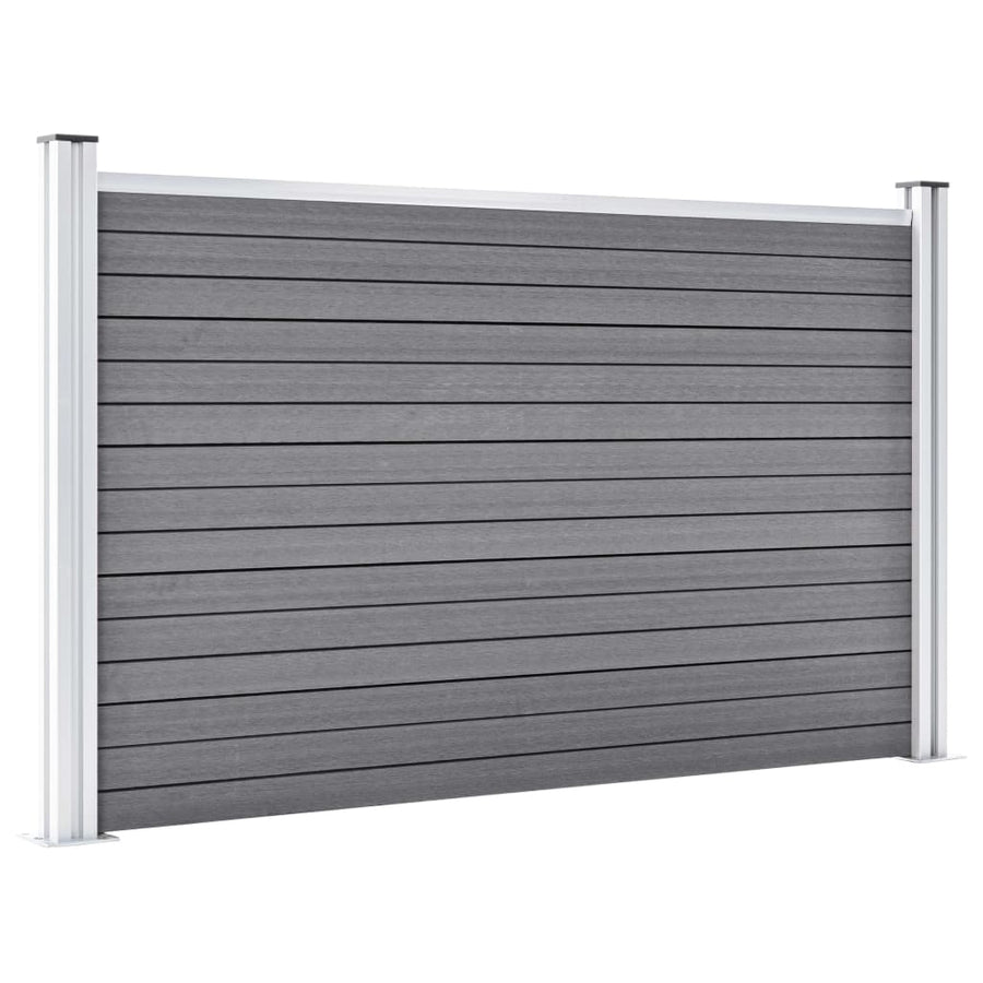 Schutting 526x106 cm HKC grijs Grijs 3 secties
