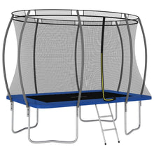 Trampolineset Rechthoekig 150 Kg 274X183X76 Cm 274 x 183 x 76 cm Blauw