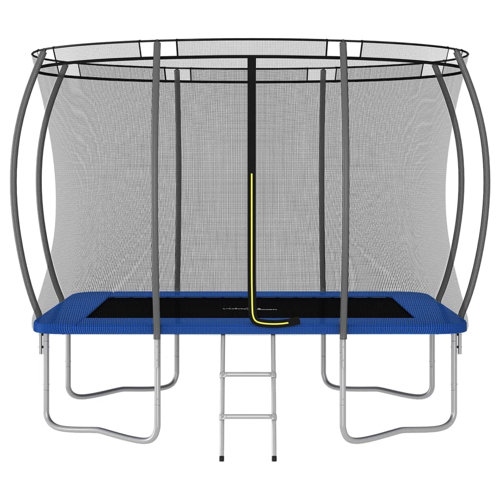 Trampolineset Rechthoekig 150 Kg 274X183X76 Cm 274 x 183 x 76 cm Blauw