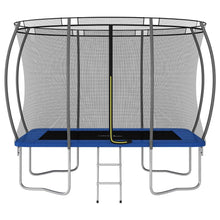 Trampolineset Rechthoekig 150 Kg 274X183X76 Cm 274 x 183 x 76 cm Blauw