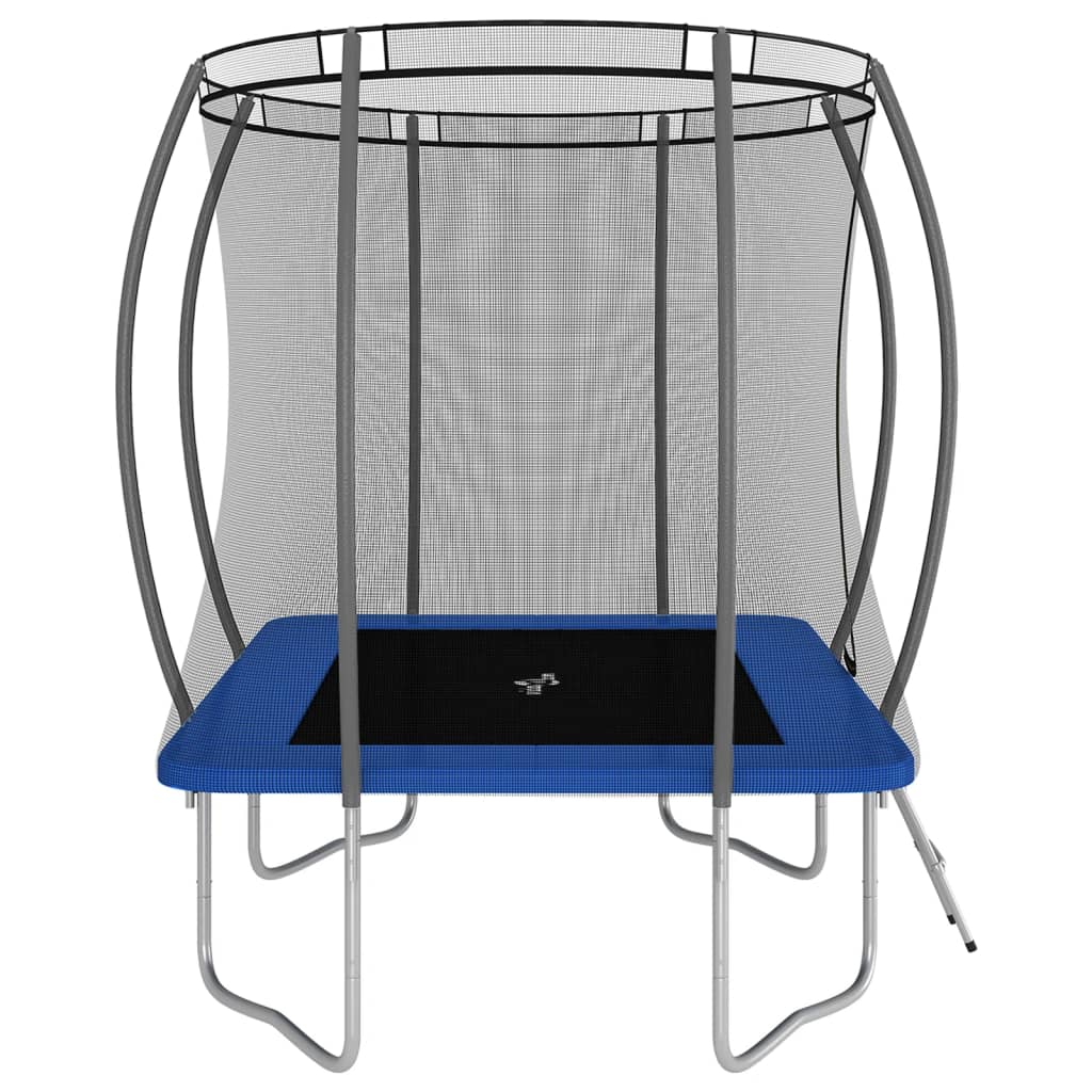 Trampolineset Rechthoekig 150 Kg 274X183X76 Cm 274 x 183 x 76 cm Blauw