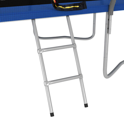 Trampolineset Rechthoekig 150 Kg 274X183X76 Cm 274 x 183 x 76 cm Blauw