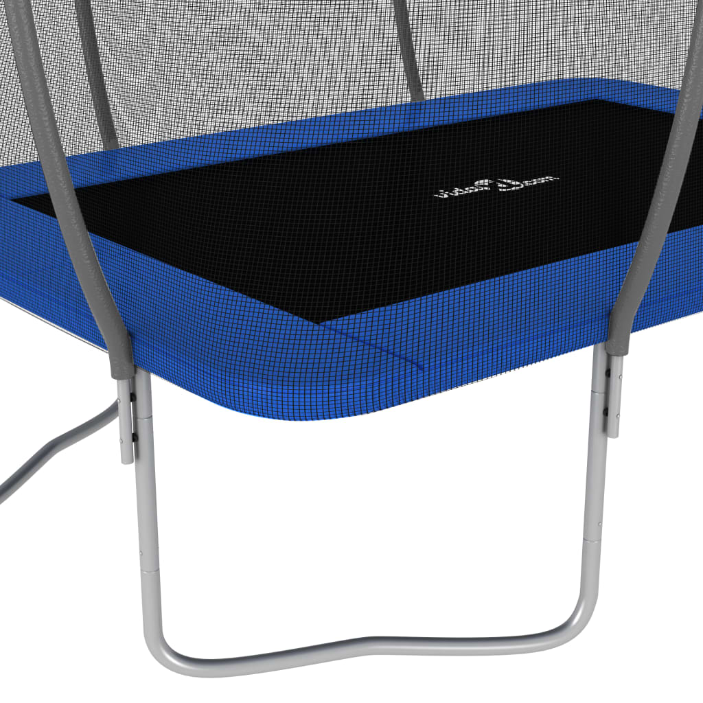 Trampolineset Rechthoekig 150 Kg 274X183X76 Cm 274 x 183 x 76 cm Blauw