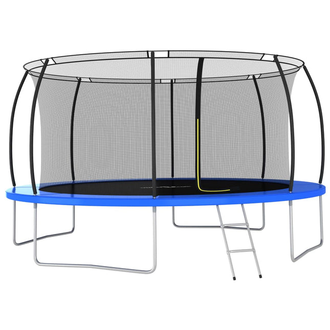 Trampolineset Rond 50 Kg 460X80 Cm Ø 460 x 80 cm Blauw