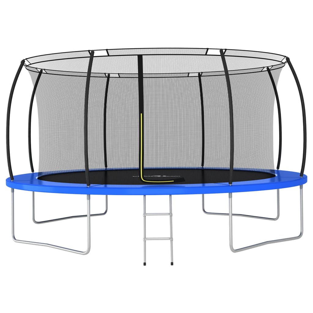 Trampolineset Rond 50 Kg 460X80 Cm Ø 460 x 80 cm Blauw