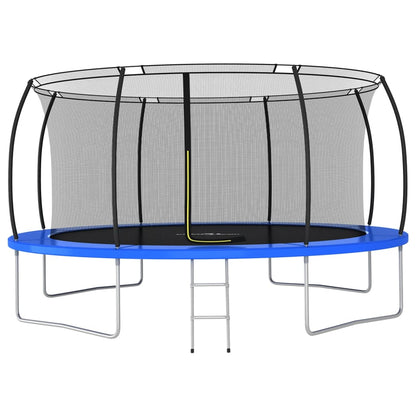 Trampolineset Rond 50 Kg 460X80 Cm Ø 460 x 80 cm Blauw