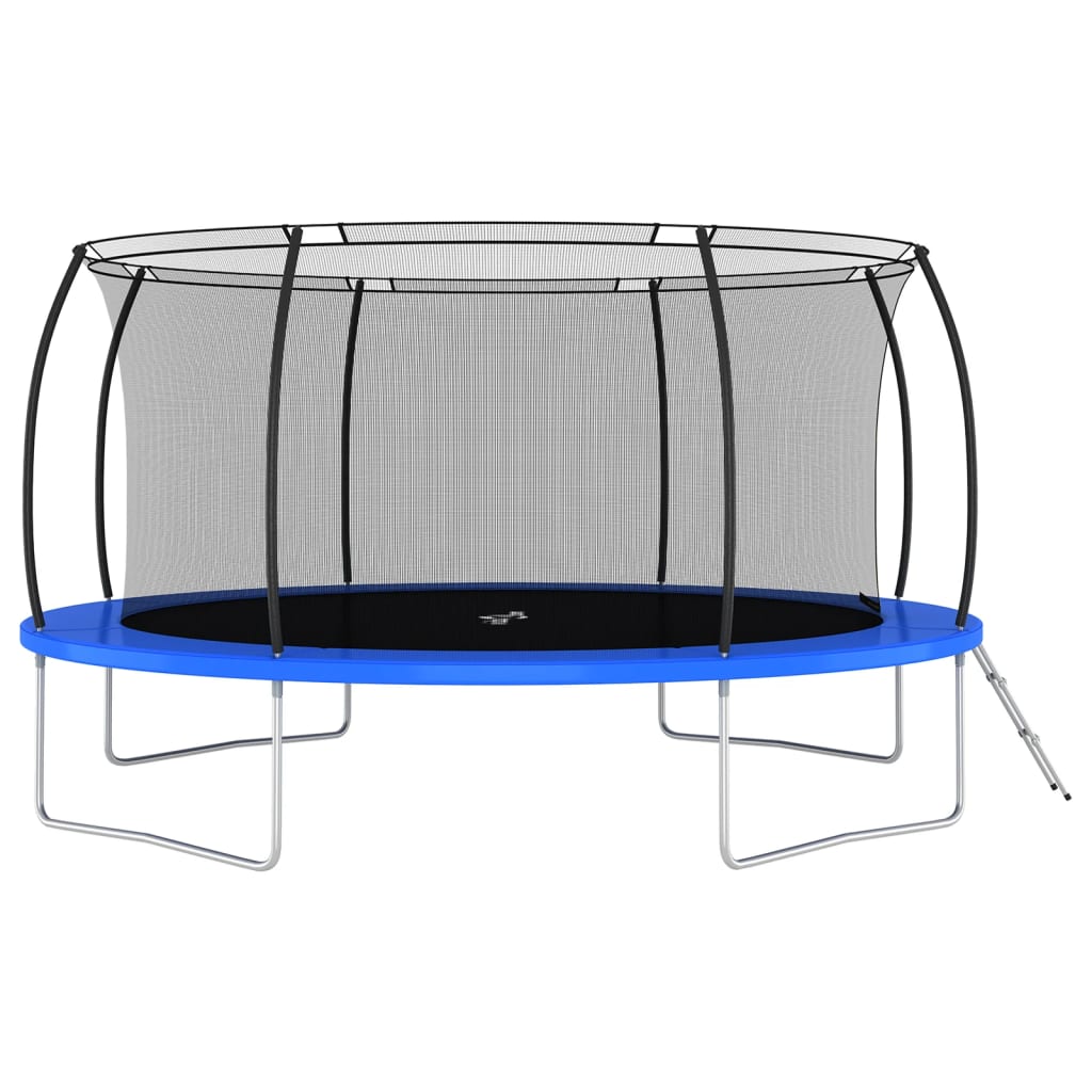 Trampolineset Rond 50 Kg 460X80 Cm Ø 460 x 80 cm Blauw