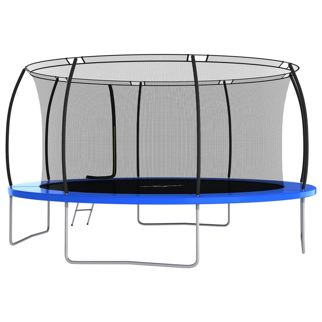 Trampolineset Rond 50 Kg 460X80 Cm Ø 460 x 80 cm Blauw