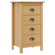 Dressoir 46x35x80 cm massief grenenhout bruin