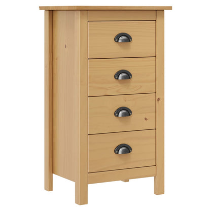 Dressoir Hill 46X35X80 Cm Massief Grenenhout 46 x 35 x 80 cm Bruin