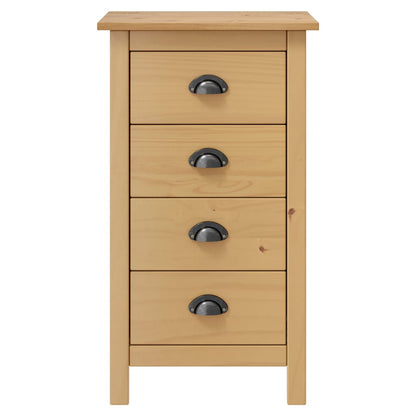 Dressoir Hill 46X35X80 Cm Massief Grenenhout 46 x 35 x 80 cm Bruin