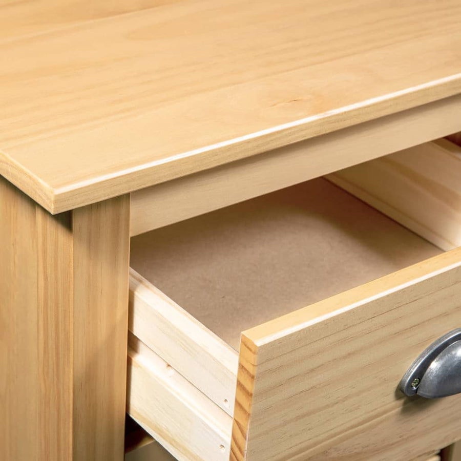 Dressoir Hill 46X35X80 Cm Massief Grenenhout 46 x 35 x 80 cm Bruin