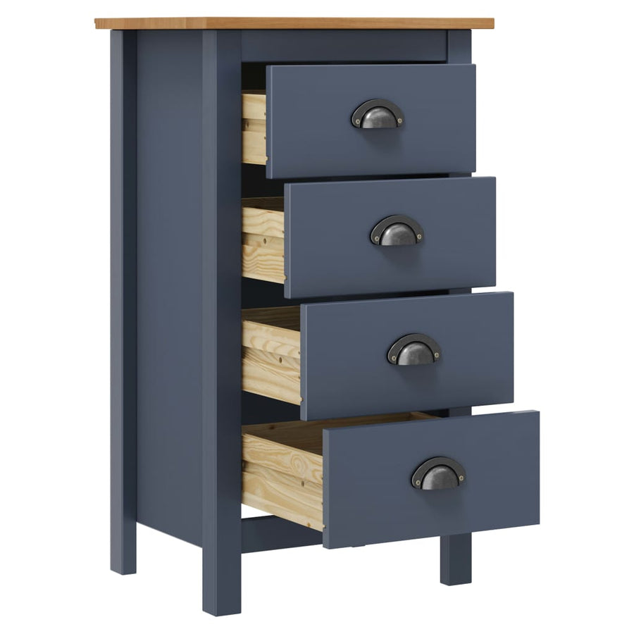 Dressoir Hill Massief Grenenhout 46 x 35 x 80 cm