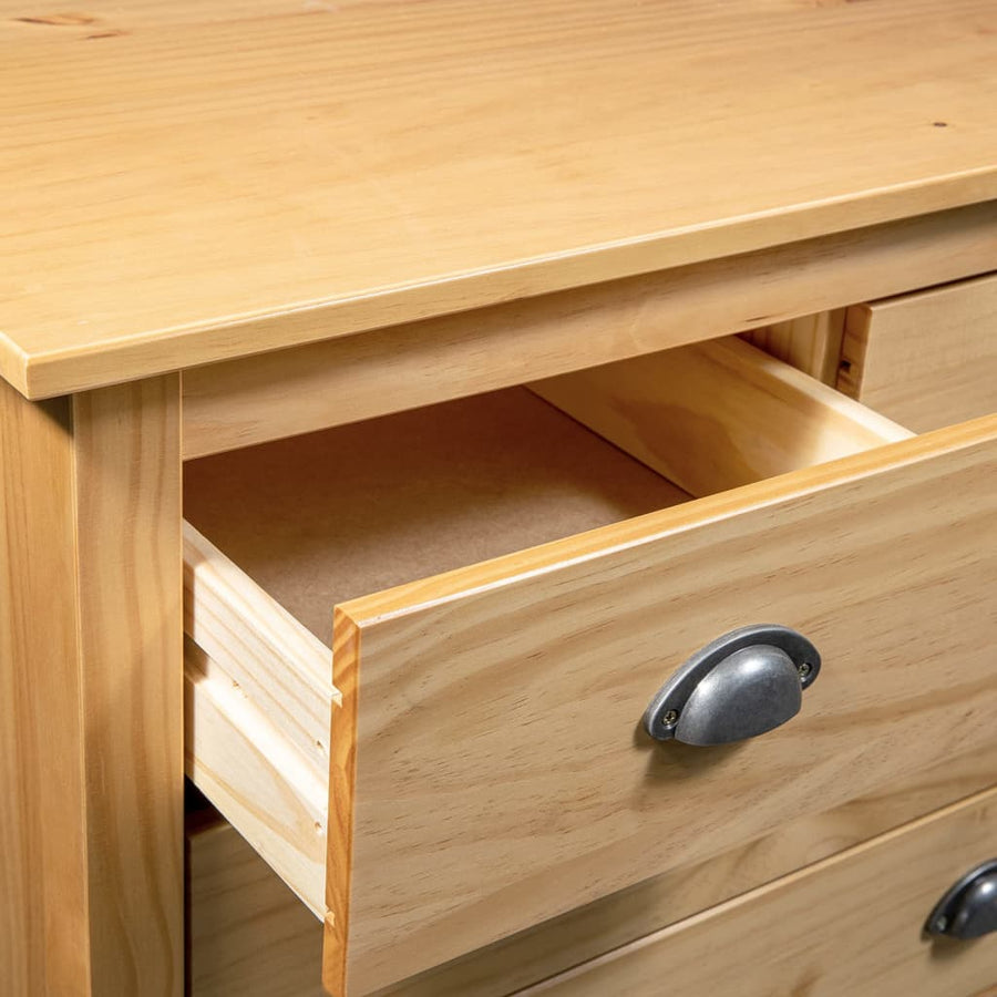 Dressoir Hill 79X40X80 Cm Massief Grenenhout 79 x 40 x 80 cm Bruin