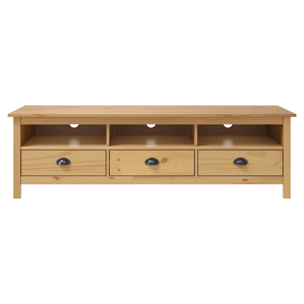 Tv-Meubel Hill 58X40X47 Cm Grenenhout Honing Bruin