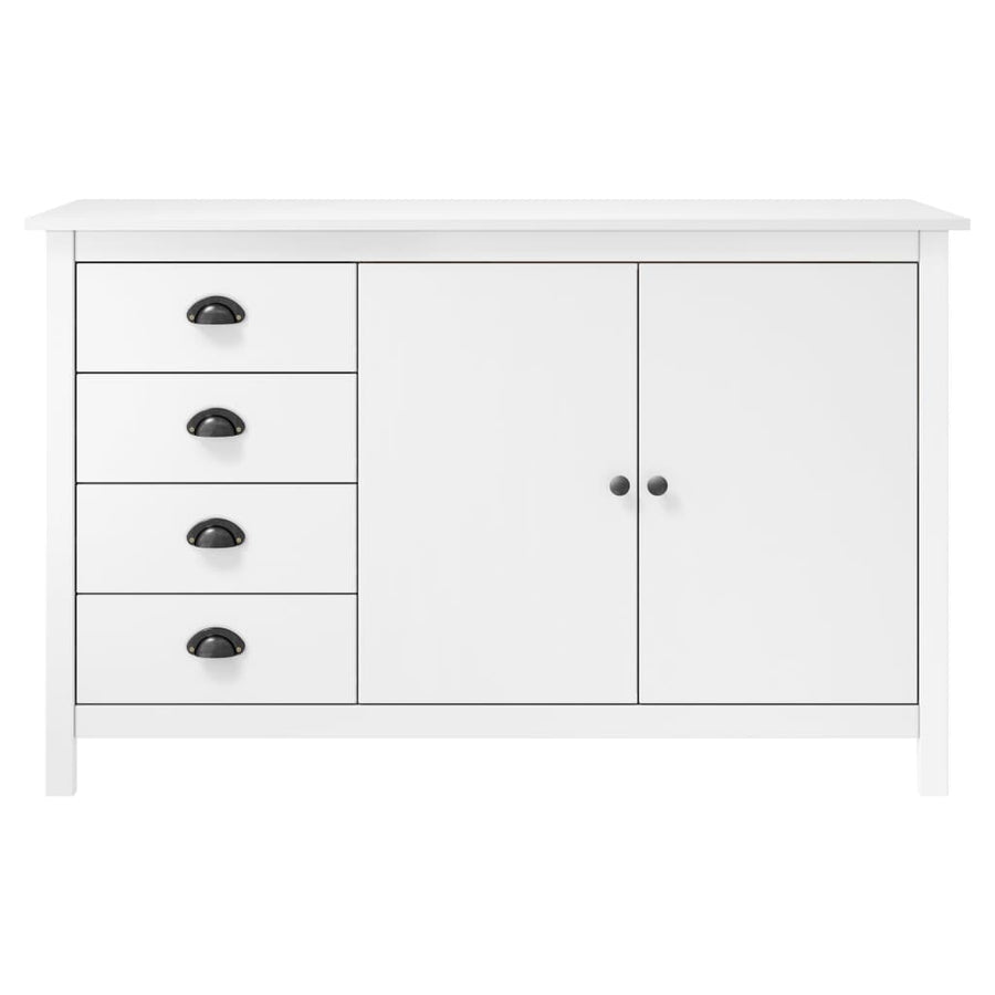 Dressoir Hill 79X40X80 Cm Massief Grenenhout Wit